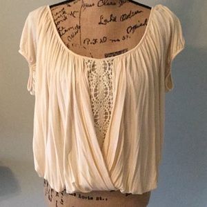 Free people beige top